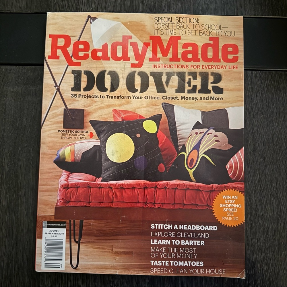 ReadyMade Magazine August / September 2010